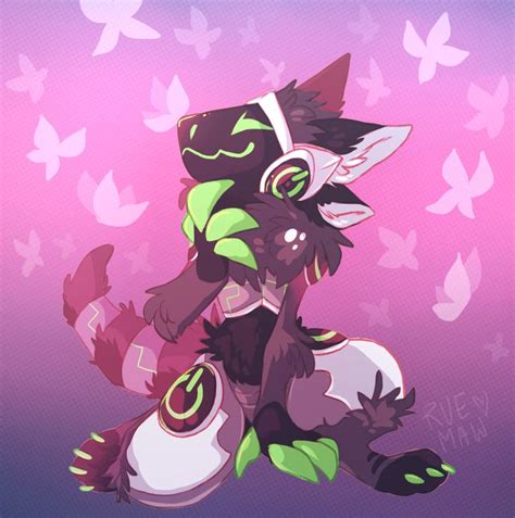 protogen cute|female protogen art.